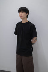 Side Panel Raglan Tee Black