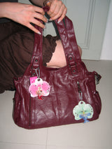 Glow Orchid Keyring_Peach Pink