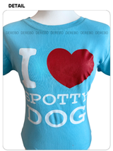 Love Blue Cotton Short Sleeve T-shirt