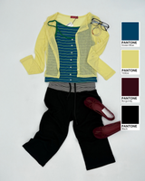 Over-banded Capri Pants (3color)