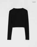 [MADE] KINNY SET - Layered Crop Long Sleeve T-shirt