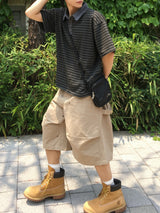 Rain Double Knee Bermuda Pants 2C