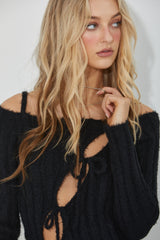 SLOT CARDIGAN