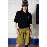 ロゴナイロンショートパンツ / OLIVE