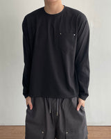 Pocket Crop Long Sleeve