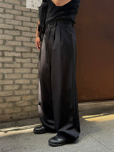 Ron two-tuck wide slacks