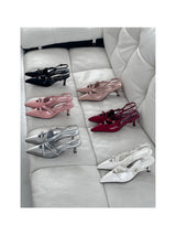 Buckle Oblique Slingback (5colors)