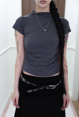Flower cubic belt (Black,White)
