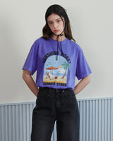 【MADE】サンシャインゴーストプリントTシャツ [PURPLE]