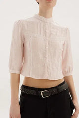 Pond lace blouse - pink