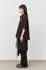 Beam Western Check Cropped Shirt