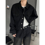 [F/W] クロップウォッシングデニムジャケット(2color)