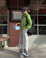 [MADE] Mion semi- zip-up knitwear
