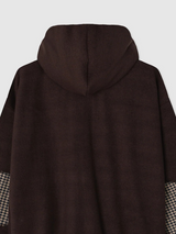 Betty Check Point Fleece Hoodie Zip-Up