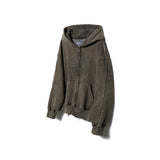[24SS LSD COLLECTION] MUGUNG Vintage Zip-up Hoodie_Brown