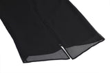  Lisha wrap long skirt (black)
