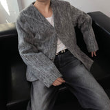 90's Carlton Moehair No Collar Jacket (2 colors)