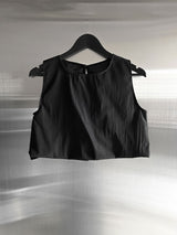 Cloud Nylon Crop Blouse