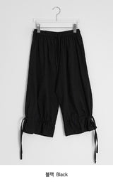 26SS★ [BAONHAUS] Loenin Cotton Strap Bermuda Pants
