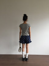 Mer knit short sleeve  (4color)