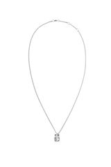 Bone square chain necklace