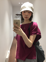 フォグオフショルダーTシャツ (4color)
