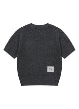 SERIN SMALL LOGO CABLE HALF KNIT (2COLOR)