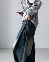 Glaze Pintuck Balloon Denim