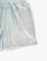 OPAQUE MESH LAYERED SHORT PANTS MINT