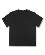 ヴィンテージ クラック クロス グラフィック Tシャツ_Black