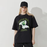 White Sculpture and Apple T-shirt (Black)