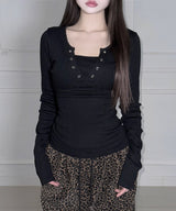 Able Eyelet Top (3colors)