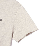 UNI HAND DRAWING LOGO WORDING T-SHIRT - OAT MEAL    