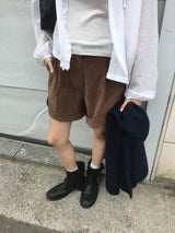 ベロア ビゾット ショーツ (2color)