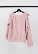 PUFFY CUTOUT KNIT