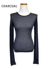 TENCEL LAYERED LONG SLEEVE (11C)