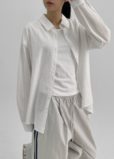 [MADE] Bester Loose Fit Striped Shirt