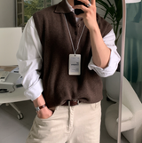  Marel Caraneck Button Knitted Vest