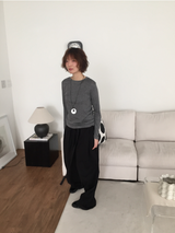 ルーブリンベーシックウール長袖Tシャツ（4c）