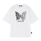 ブルーム バタフライ オーバーフィット 半袖Tシャツ_WHITE