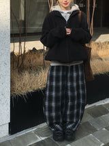 [Special Offer]リトルカーブドチェックパンツ (3c)