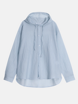 see-through hood shirt