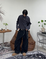 Table Dart Curved Snap Pants