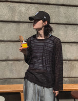 ローワン ボヘミアン シースルー ニット