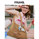 muva. Vacation‑Style Woven Bag for Ladies, 2026 New Canvas Casual Niche‑Original Purse, New Arrival Mar 28