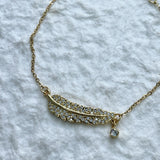 Golden Feather Bracelet