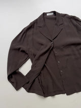 Camilla Open Neck Loose Fit Shirt