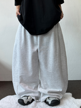 2サイズ💚🩶バックパターンバルーンロングパンツ 🖤🧸🩶🤍💚5カラー