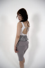  pumpkin check sleeveless_white