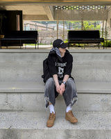 Labon Track Bermuda Denim Pants